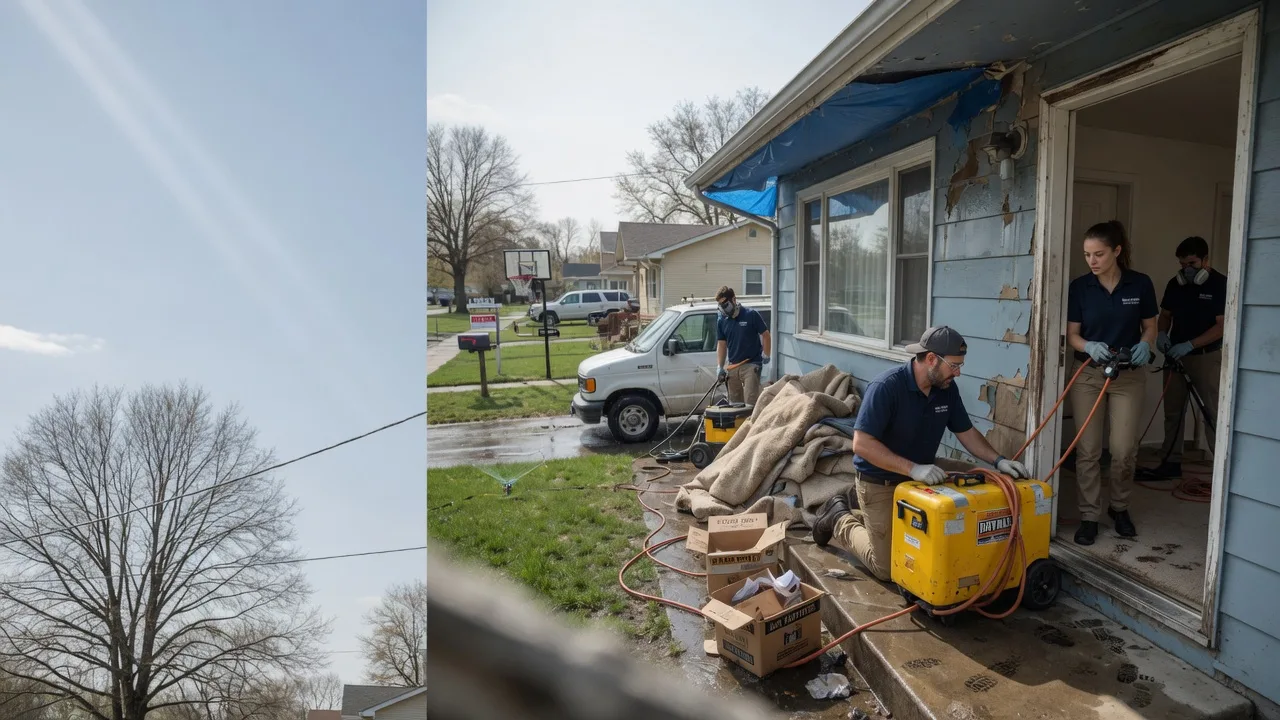Basement Flood Cleanup in Vona, CO near me